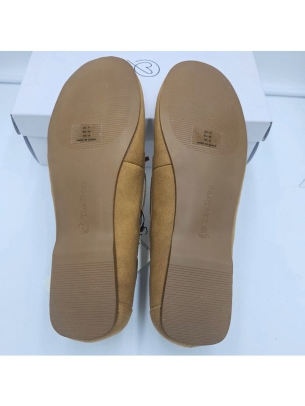 Women’s Monaco Boat Shoes | Size 11 | Cognac Vegan Leather Flats New in Box - Picture 10 of 10